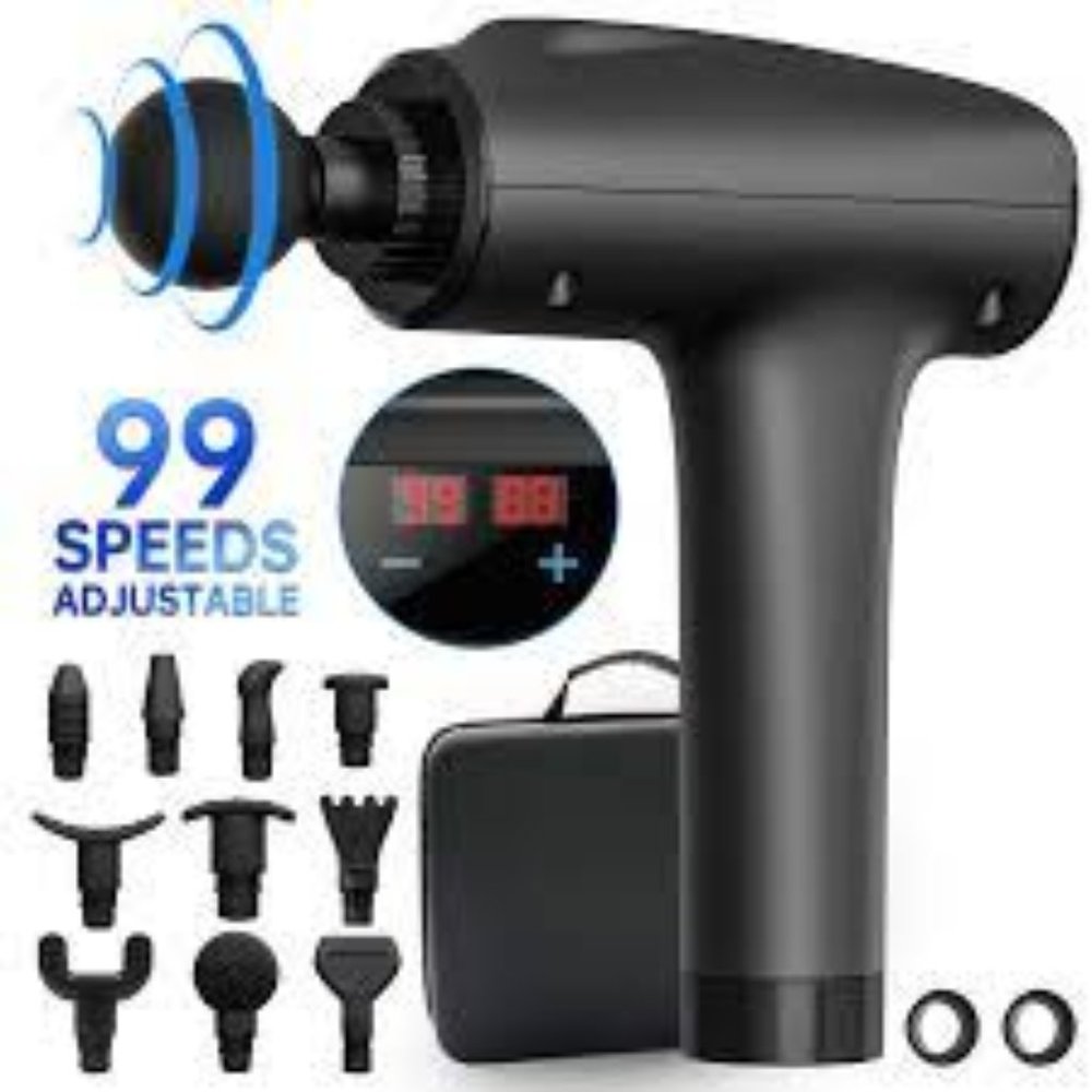 massage gun with 99 different speeds